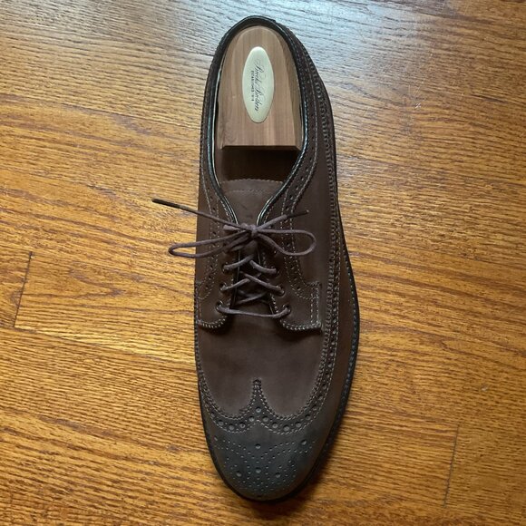 NWOT Alden Men's Size 8.5D Medallion Wingtip Oxfords - Picture 5 of 8